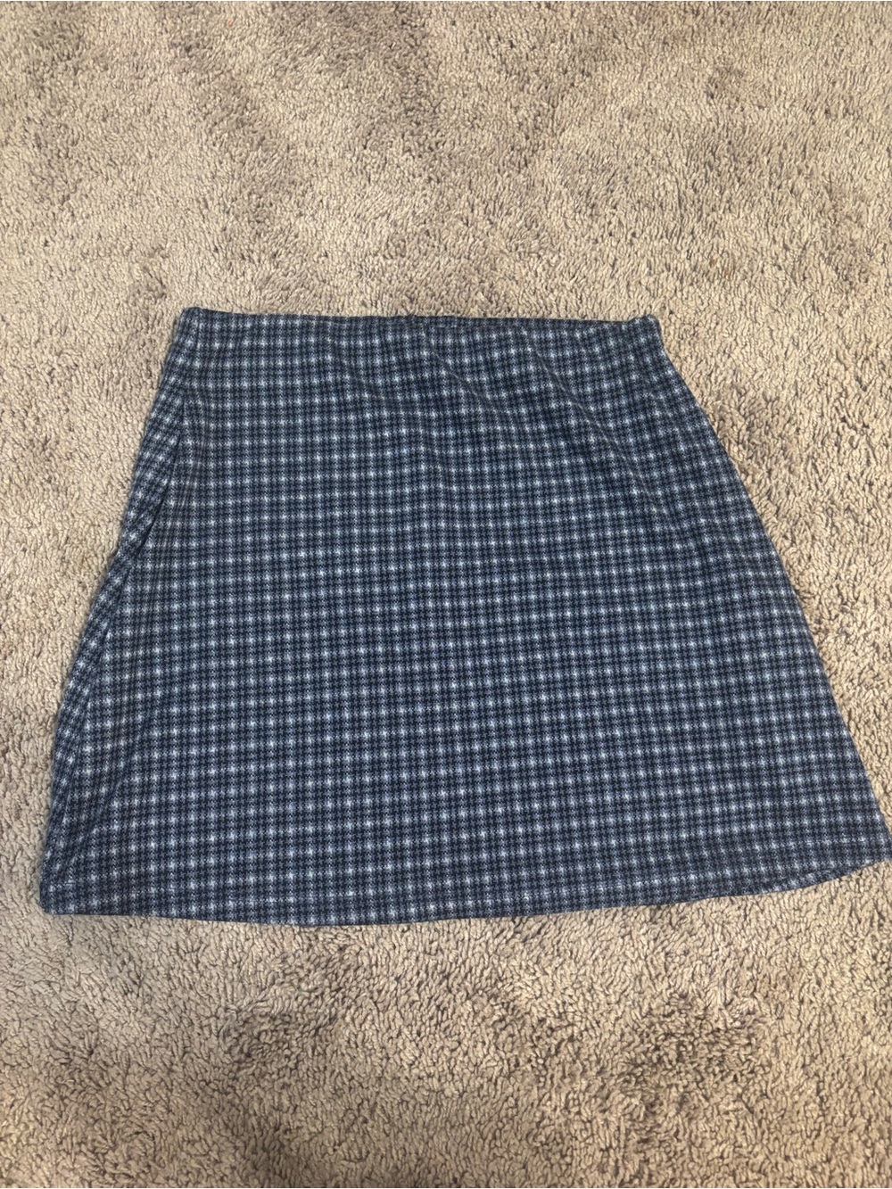 Urban Outfitters Blue Flannel Skirt. Size: M